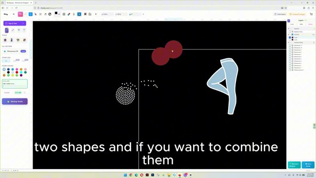 Rhinely compound shape tools in the designer toolbar