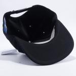 Plain 5 Panel Cotton Flat Bill Snapback Hat